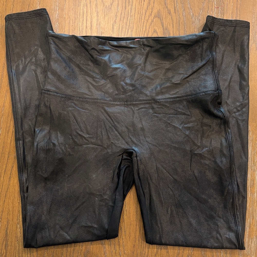 SPANX Black High-Waist Leggings